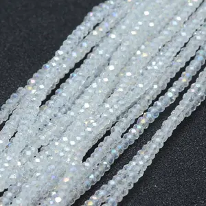 Electroplate Glass Beads Strands