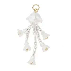 Glass Seed Beaded Pendants