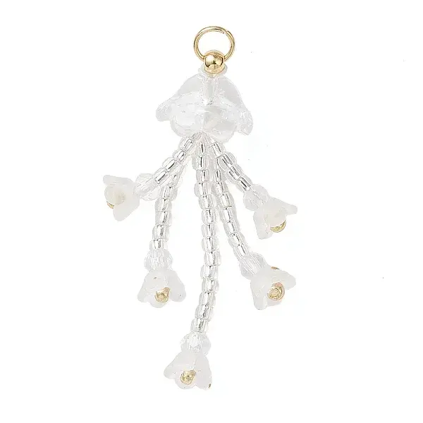 Glass Seed Beaded Pendants