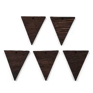 Natural Wenge Wood Pendants