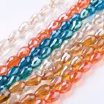 Electroplate Glass Beads Strands