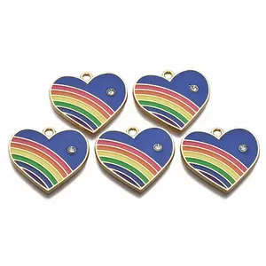 Alloy Enamel Pendants