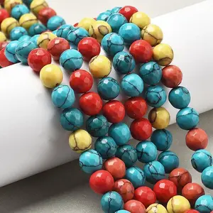 Synthetic Turquoise Beads Strands