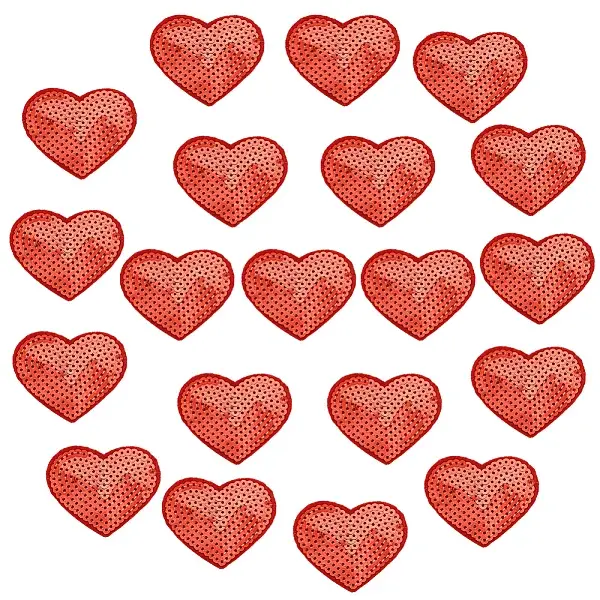 20Pcs Computerized Embroidery Cloth Iron on/Sew on Patches