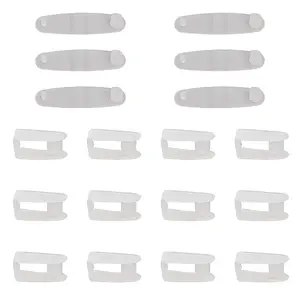 50Pcs Plastic Buckle Button Keychain