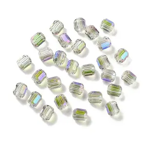 Electroplate Column Glass Beads