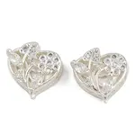 Brass Pave Cubic Zirconia Multi-strand Links