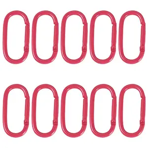 10Pcs Alloy Spring Gate Rings