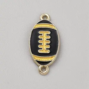 Zinc Alloy Enamel Sport Connector Charms