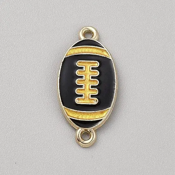 Zinc Alloy Enamel Sport Connector Charms