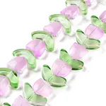 Transparent Glass Beads Strands