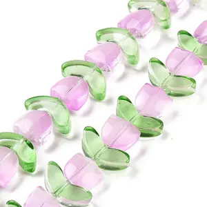 Transparent Glass Beads Strands