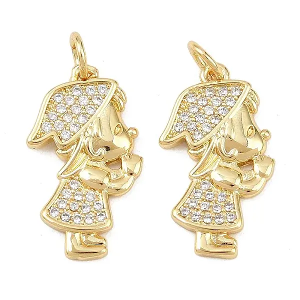 Brass Cubic Zirconia Pendants