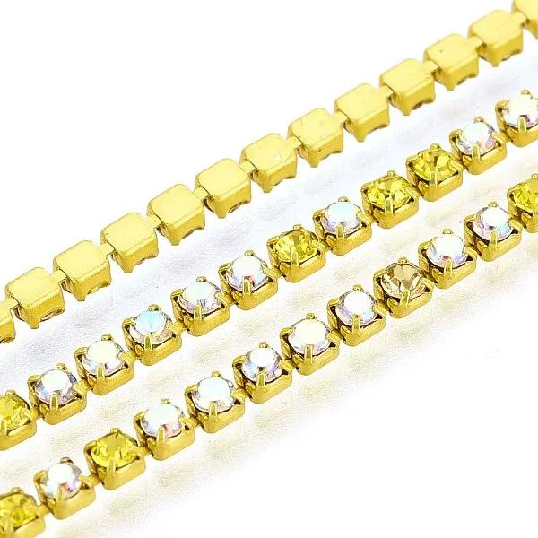 Iron Rhinestone Cup Chains