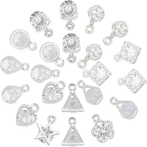 Mixed Shapes Alloy Charms