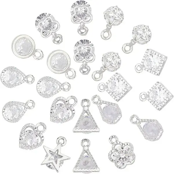 Mixed Shapes Alloy Charms