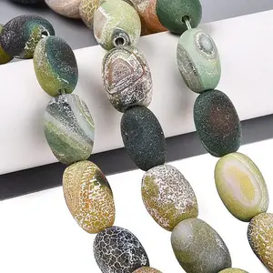 Natural Weathered Agate Beads Strands