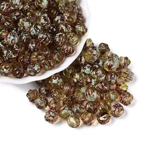 Picasso Transparent Glass Beads