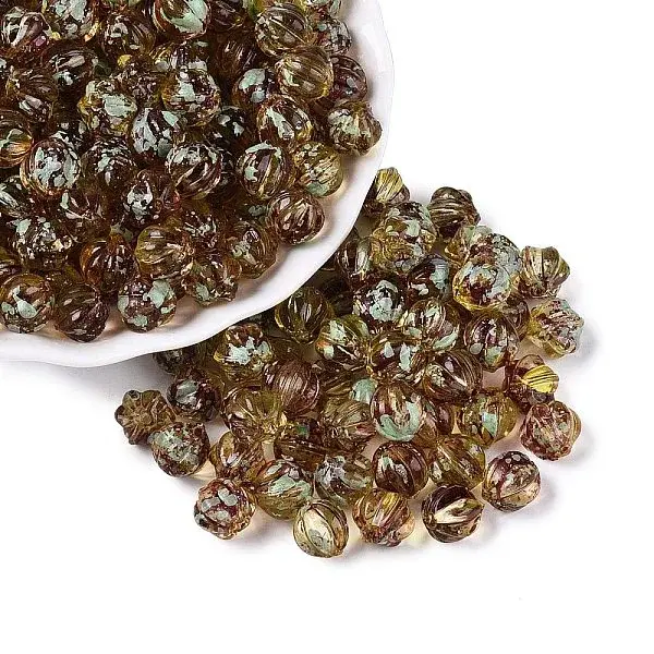 Picasso Transparent Glass Beads