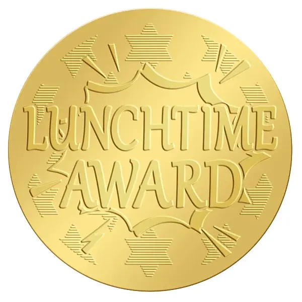 Plastic Self Adhesive Gold Foil Embossed Stickers