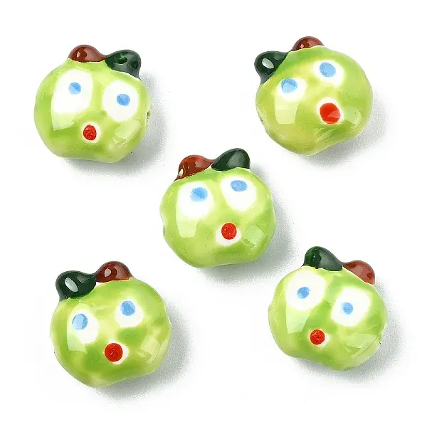 5Pcs Handmade Porcelain Beads