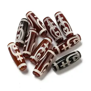Tibetan Style dZi Beads Strands