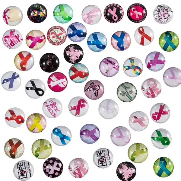 Flatback Glass Cabochons for DIY Projects