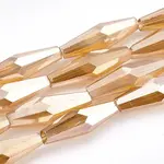 Electroplated Glass Beads Strands