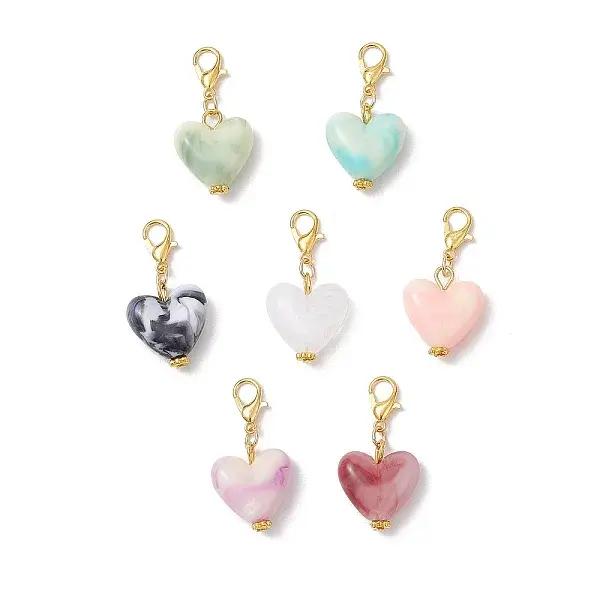 Acrylic Heart Pendant Docorations