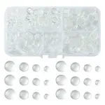 400Pcs Transparent Glass Cabochons