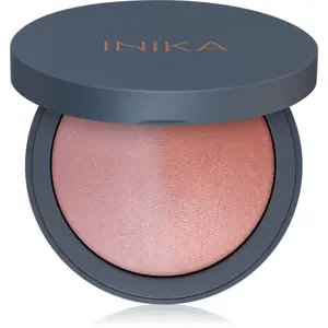 INIKA Organic Blush Duo duo lícenka odtieň Burnt Peach 6,5 g