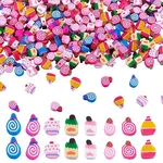 320Pcs 8 Styles Handmade Polymer Clay Beads