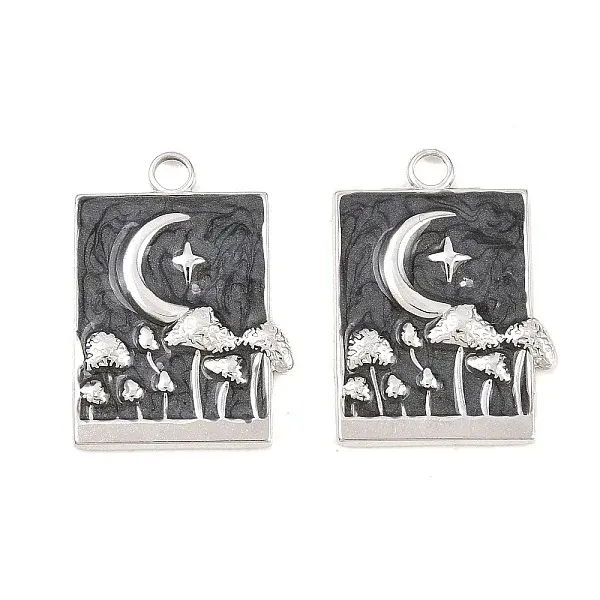 304 Stainless Steel Enamel Pendants