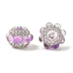 Sparkling Acrylic Rhinestone Round Beads