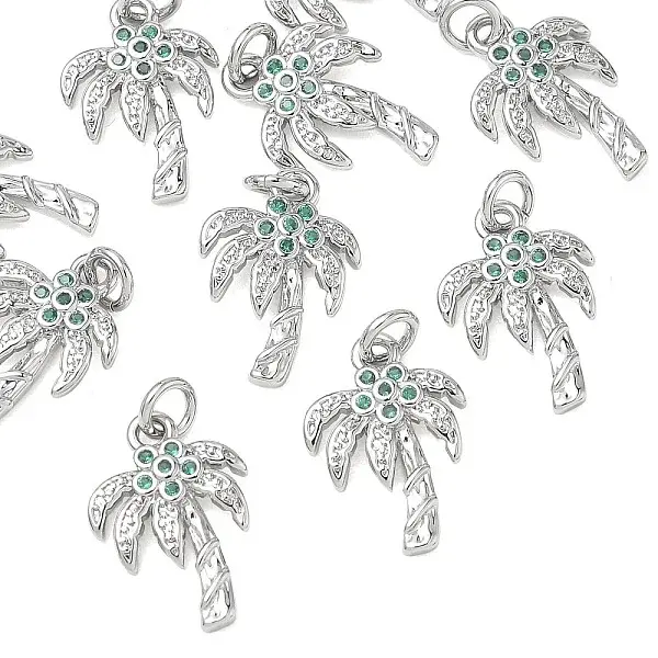 Brass Cubic Zirconia Pendants