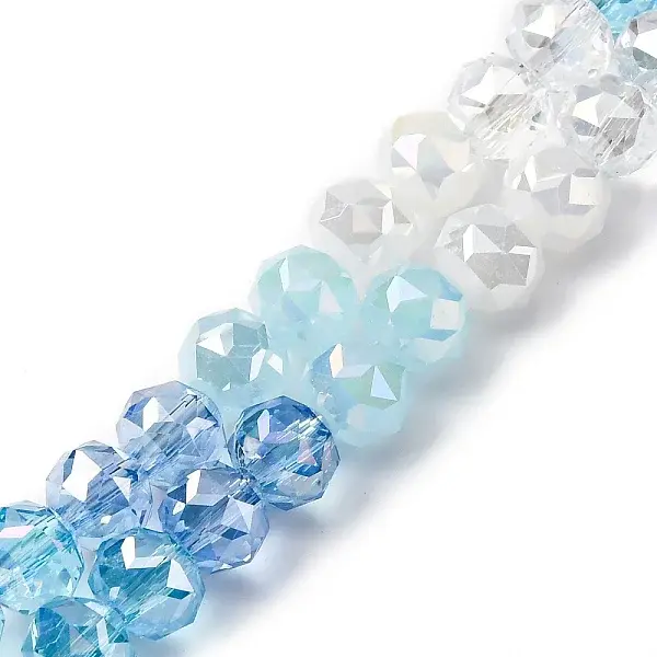 Transparent Glass Beads Strands