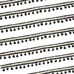Polyester Pom Pom Lace Trim
