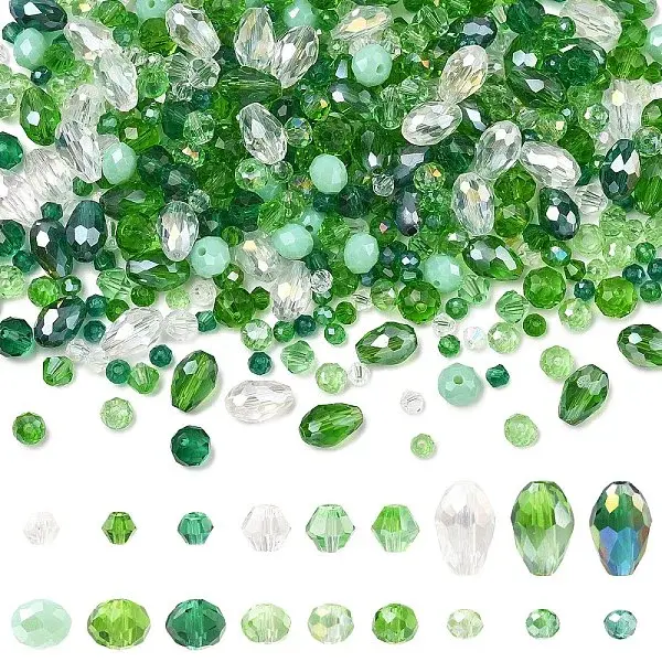 18 Strands 18 Styles Glass Beads Strands