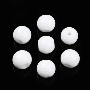 Opaque Solid Color Glass Beads