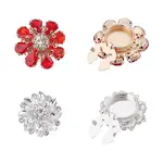 4Pcs 2 Styles Alloy Buttons