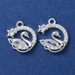 Brass with Cubic Zirconia Pendants