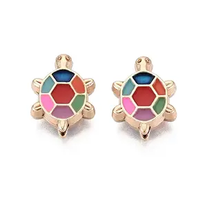 Rack Plating Alloy Enamel Beads