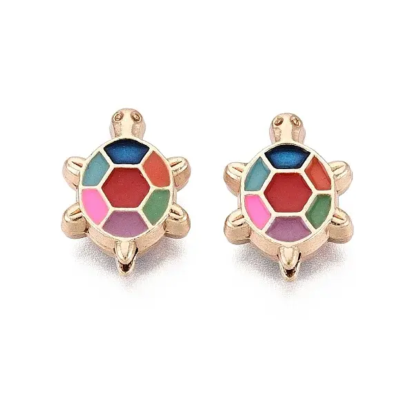 Rack Plating Alloy Enamel Beads