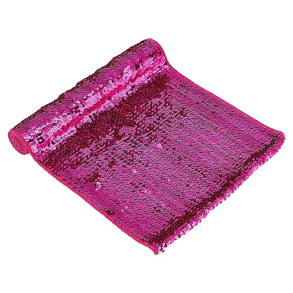 Polyester & PET Reversible Sequin Fabric