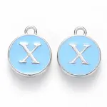 Platinum Plated Alloy Enamel Charms