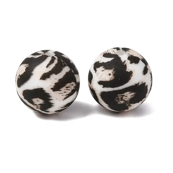 Food Grade Eco-Friendly Printed Silicone Beads