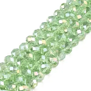 Electroplate Glass Beads Strands