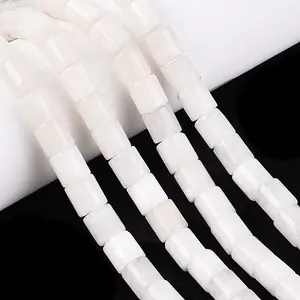 Dyed Natural White Jade Beads Strands