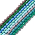 Faceted Glass Beads Strands