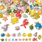 50Pcs Ocean Theme Opaque Resin Decoden Cabochons